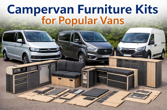 Campervan Furniture Kits for Popular Vans (VW T5, T6, Transit Custom, Relay)