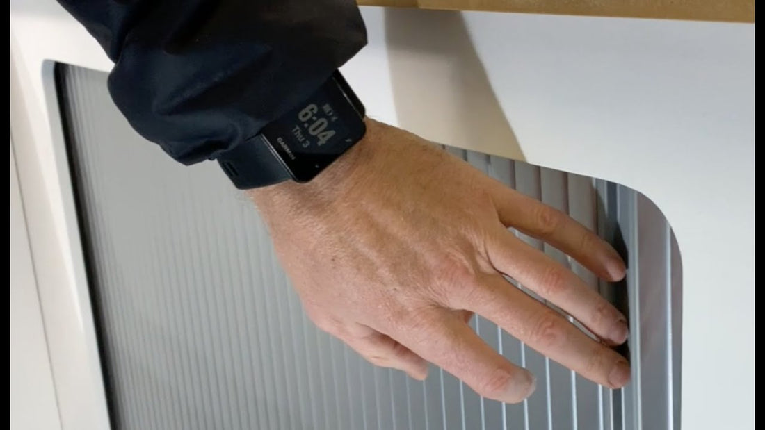 Tambour Doors in Campervans: A Space-Saving Cabinet Solution