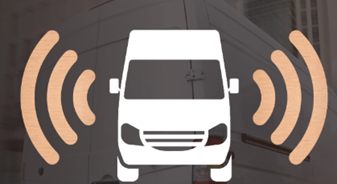 Converted campervan alarm system.
