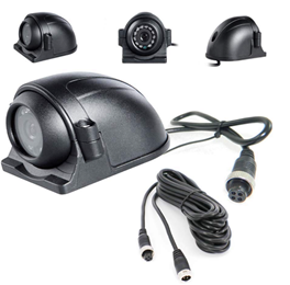 Campervan CCTV system including cameras