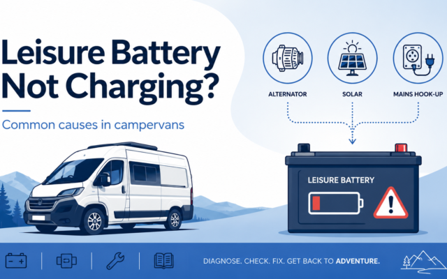 campervan battery not charging